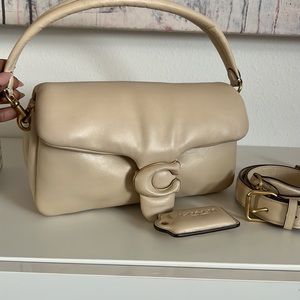 Coach Women's Pillow Tabby 26 Leather Shoulder Bag.